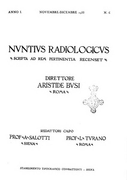 Nuntius radiologicus scripta ad rem pertinentia recenset