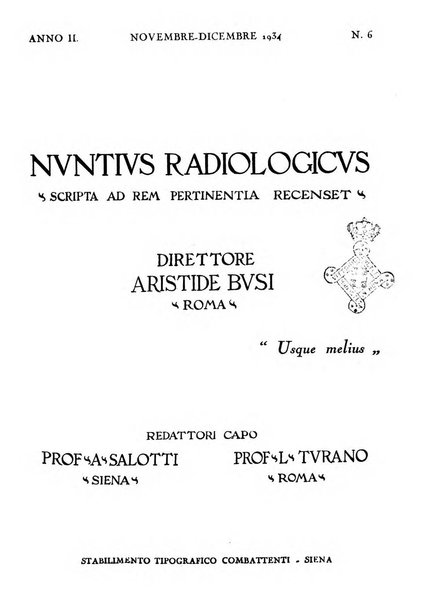 Nuntius radiologicus scripta ad rem pertinentia recenset