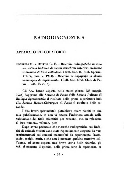 Nuntius radiologicus scripta ad rem pertinentia recenset