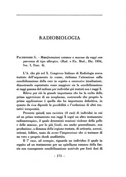 Nuntius radiologicus scripta ad rem pertinentia recenset