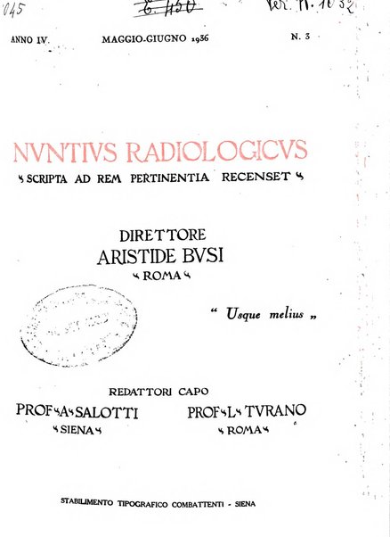 Nuntius radiologicus scripta ad rem pertinentia recenset