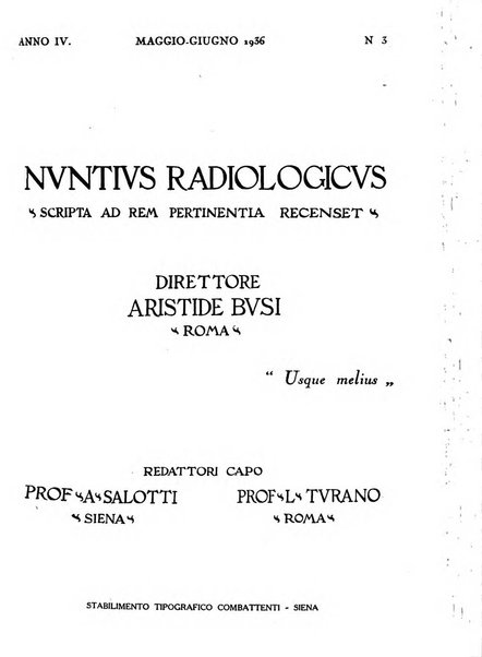 Nuntius radiologicus scripta ad rem pertinentia recenset