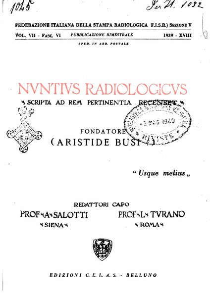 Nuntius radiologicus scripta ad rem pertinentia recenset