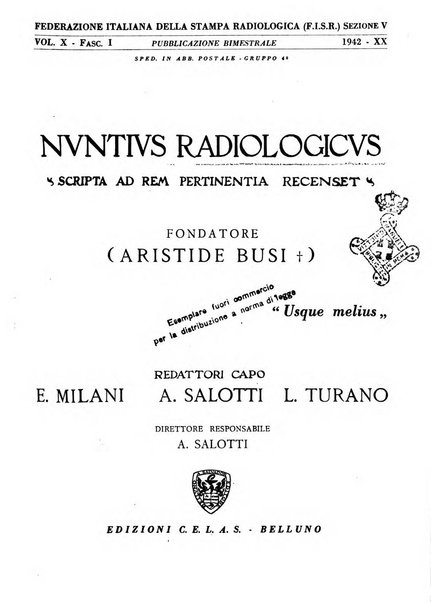 Nuntius radiologicus scripta ad rem pertinentia recenset