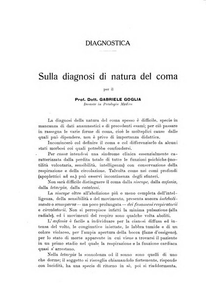 Nuova medicina italica rivista di medicina, scienze affini e problemi professionali