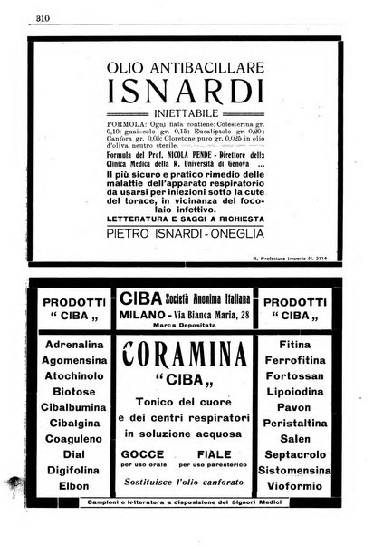 Nuova medicina italica rivista di medicina, scienze affini e problemi professionali