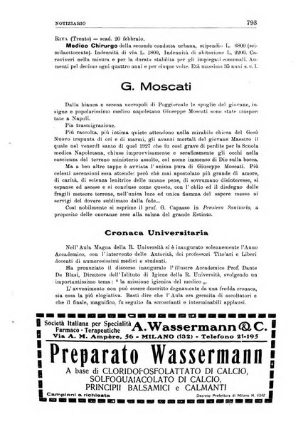 Nuova medicina italica rivista di medicina, scienze affini e problemi professionali