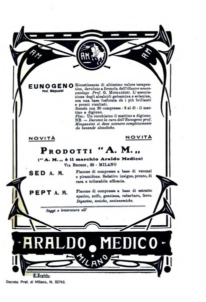 Nuova medicina italica rivista di medicina, scienze affini e problemi professionali