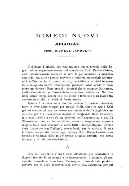 Nuova medicina italica rivista di medicina, scienze affini e problemi professionali