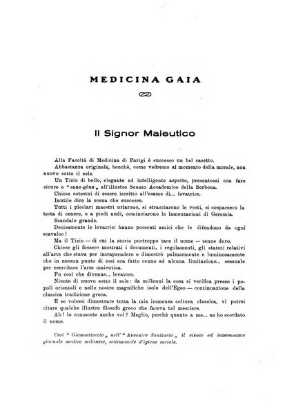 Nuova medicina italica rivista di medicina, scienze affini e problemi professionali