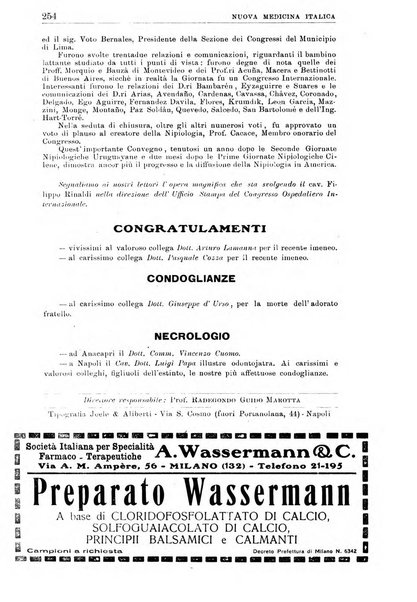 Nuova medicina italica rivista di medicina, scienze affini e problemi professionali