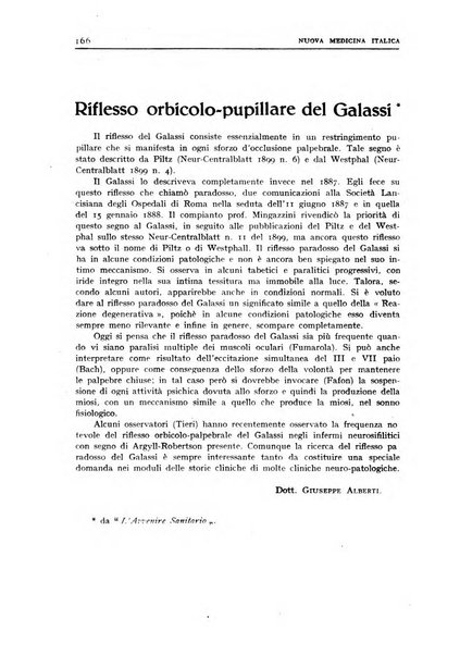 Nuova medicina italica rivista di medicina, scienze affini e problemi professionali