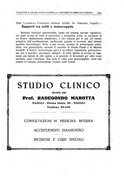 Nuova medicina italica rivista di medicina, scienze affini e problemi professionali