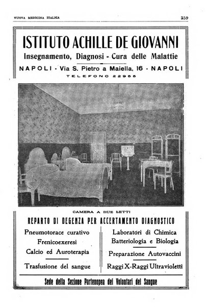 Nuova medicina italica rivista di medicina, scienze affini e problemi professionali