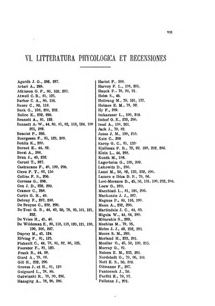 La nuova Notarisia rassegna trimestrale consacrata allo studio delle alghe