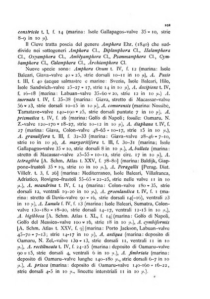 La nuova Notarisia rassegna trimestrale consacrata allo studio delle alghe