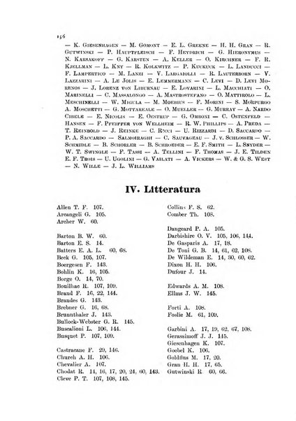 La nuova Notarisia rassegna trimestrale consacrata allo studio delle alghe