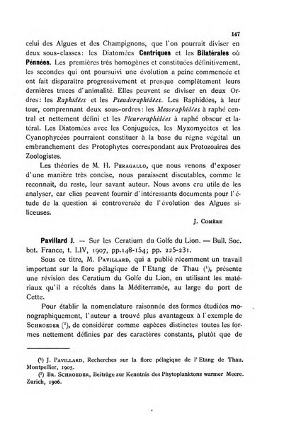 La nuova Notarisia rassegna trimestrale consacrata allo studio delle alghe