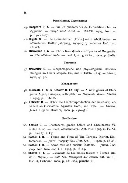 La nuova Notarisia rassegna trimestrale consacrata allo studio delle alghe