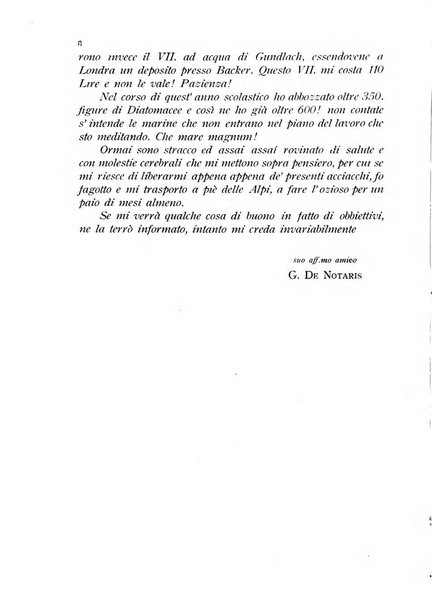 La nuova Notarisia rassegna trimestrale consacrata allo studio delle alghe