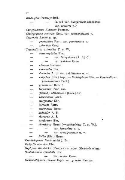 La nuova Notarisia rassegna trimestrale consacrata allo studio delle alghe