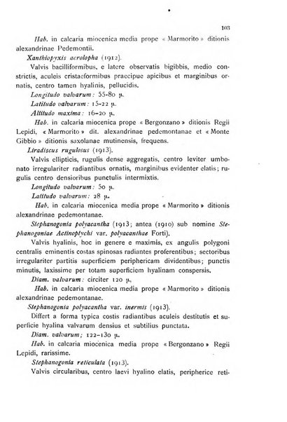 La nuova Notarisia rassegna trimestrale consacrata allo studio delle alghe