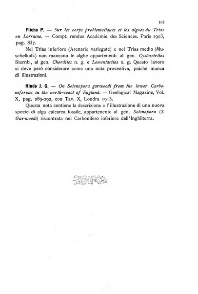 La nuova Notarisia rassegna trimestrale consacrata allo studio delle alghe