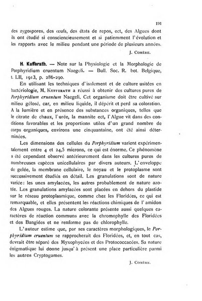 La nuova Notarisia rassegna trimestrale consacrata allo studio delle alghe