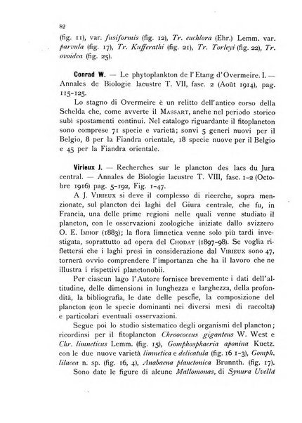 La nuova Notarisia rassegna trimestrale consacrata allo studio delle alghe