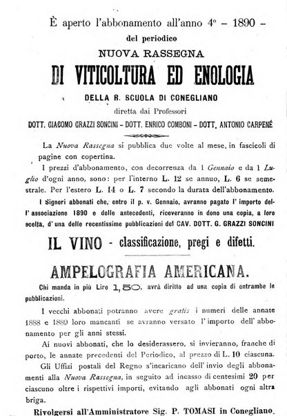 Nuova rassegna di viticoltura ed enologia della Regia scuola di Conegliano