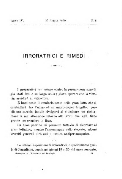 Nuova rassegna di viticoltura ed enologia della Regia scuola di Conegliano