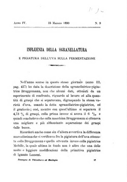 Nuova rassegna di viticoltura ed enologia della Regia scuola di Conegliano