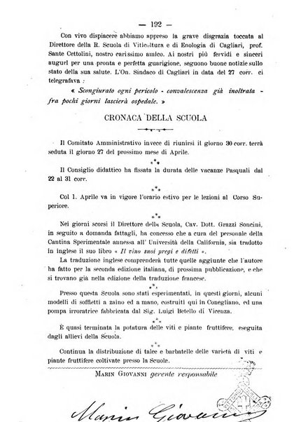 Nuova rassegna di viticoltura ed enologia della Regia scuola di Conegliano