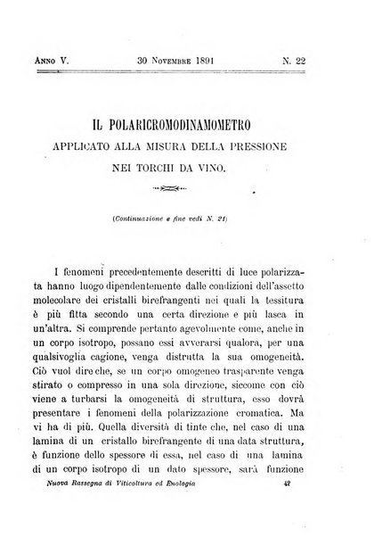 Nuova rassegna di viticoltura ed enologia della Regia scuola di Conegliano