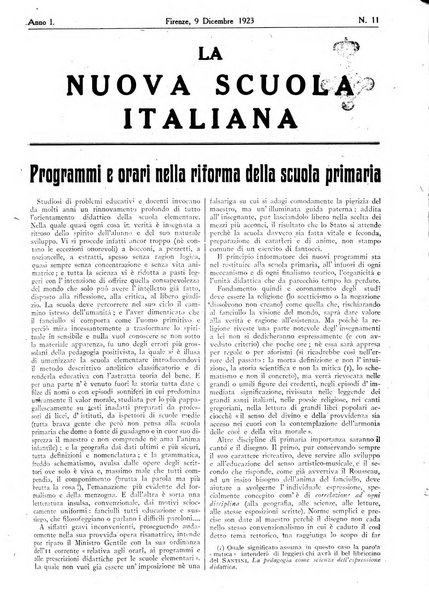 La nuova scuola italiana rivista magistrale settimanale