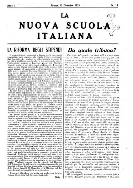 La nuova scuola italiana rivista magistrale settimanale