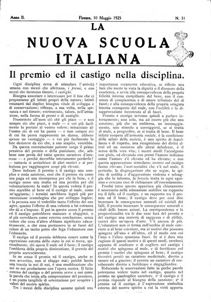 La nuova scuola italiana rivista magistrale settimanale