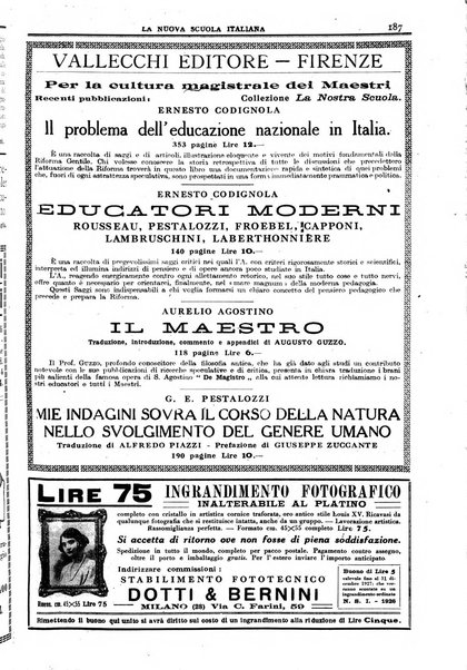 La nuova scuola italiana rivista magistrale settimanale