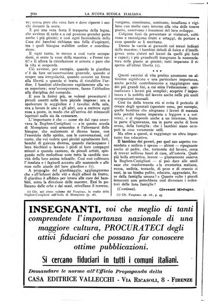 La nuova scuola italiana rivista magistrale settimanale