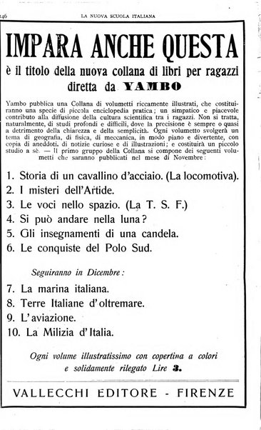 La nuova scuola italiana rivista magistrale settimanale