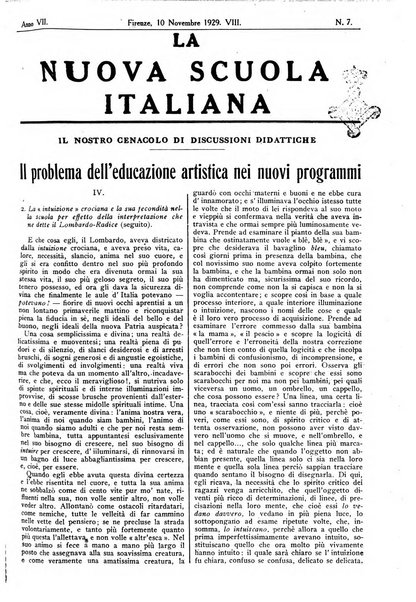 La nuova scuola italiana rivista magistrale settimanale