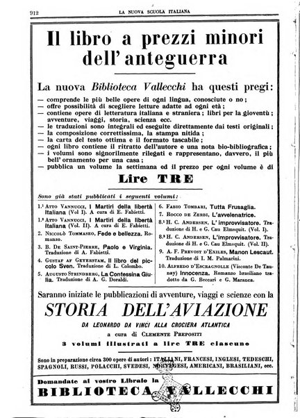 La nuova scuola italiana rivista magistrale settimanale