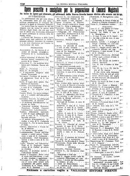 La nuova scuola italiana rivista magistrale settimanale