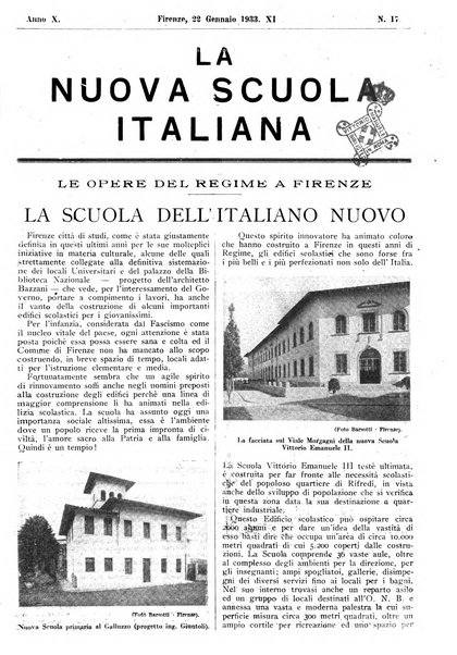 La nuova scuola italiana rivista magistrale settimanale