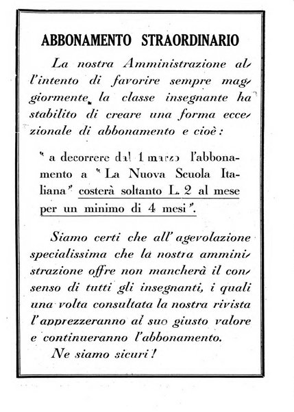 La nuova scuola italiana rivista magistrale settimanale