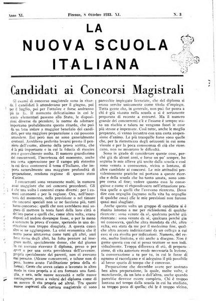 La nuova scuola italiana rivista magistrale settimanale