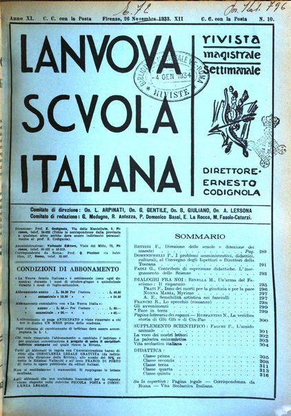 La nuova scuola italiana rivista magistrale settimanale