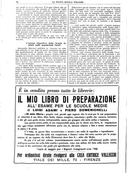 La nuova scuola italiana rivista magistrale settimanale