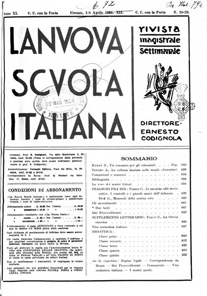 La nuova scuola italiana rivista magistrale settimanale