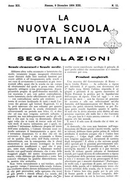 La nuova scuola italiana rivista magistrale settimanale